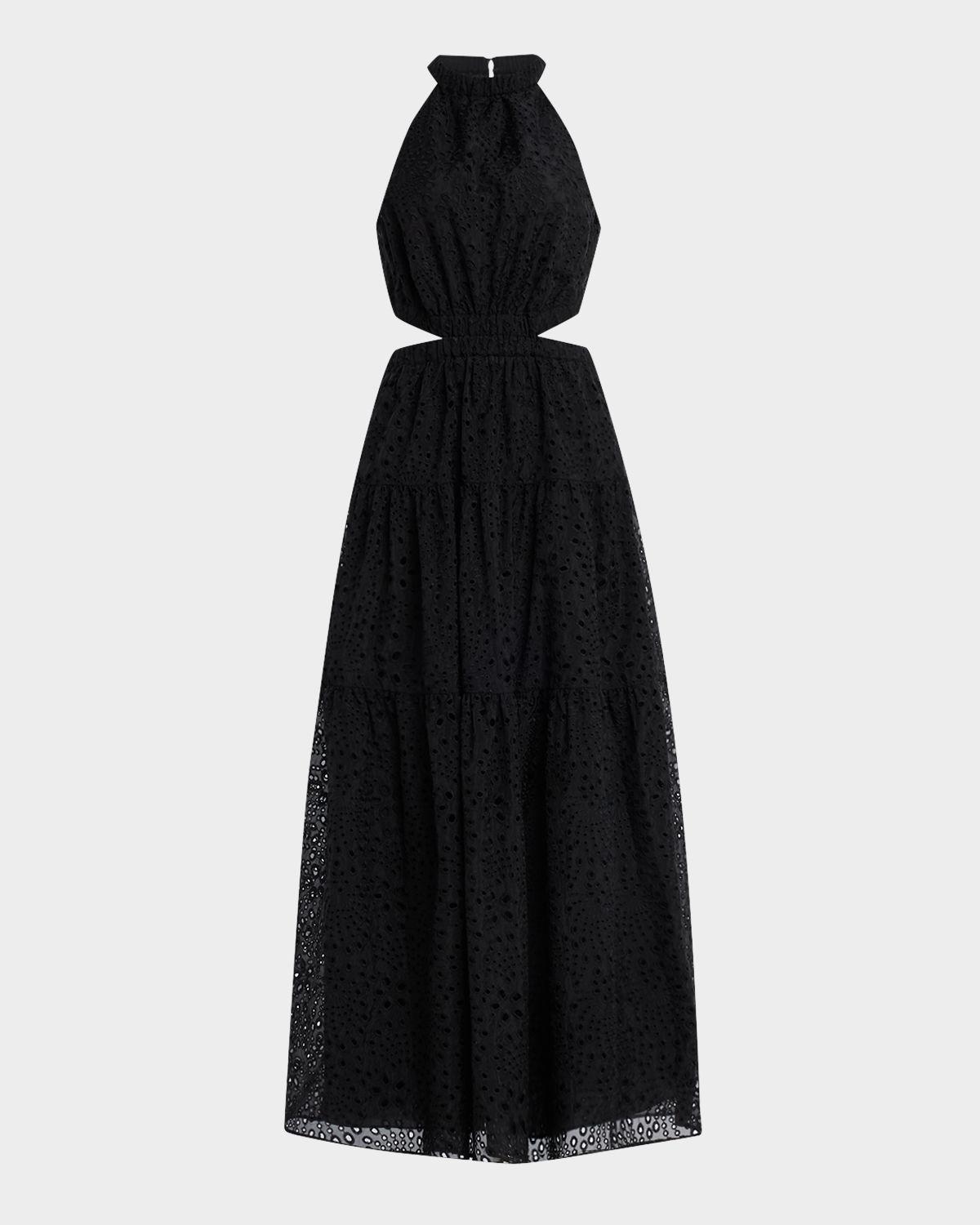 Ramy Brook Claudia Embroidered Cutout Maxi Dress