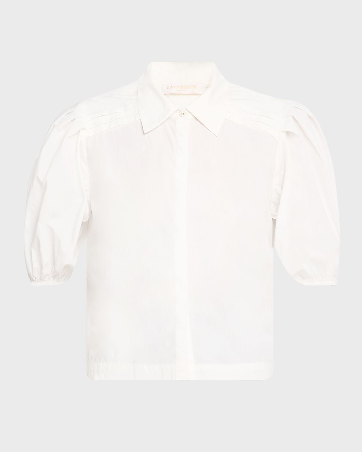 Ramy Brook Valeria Puff-Sleeve Cotton Shirt