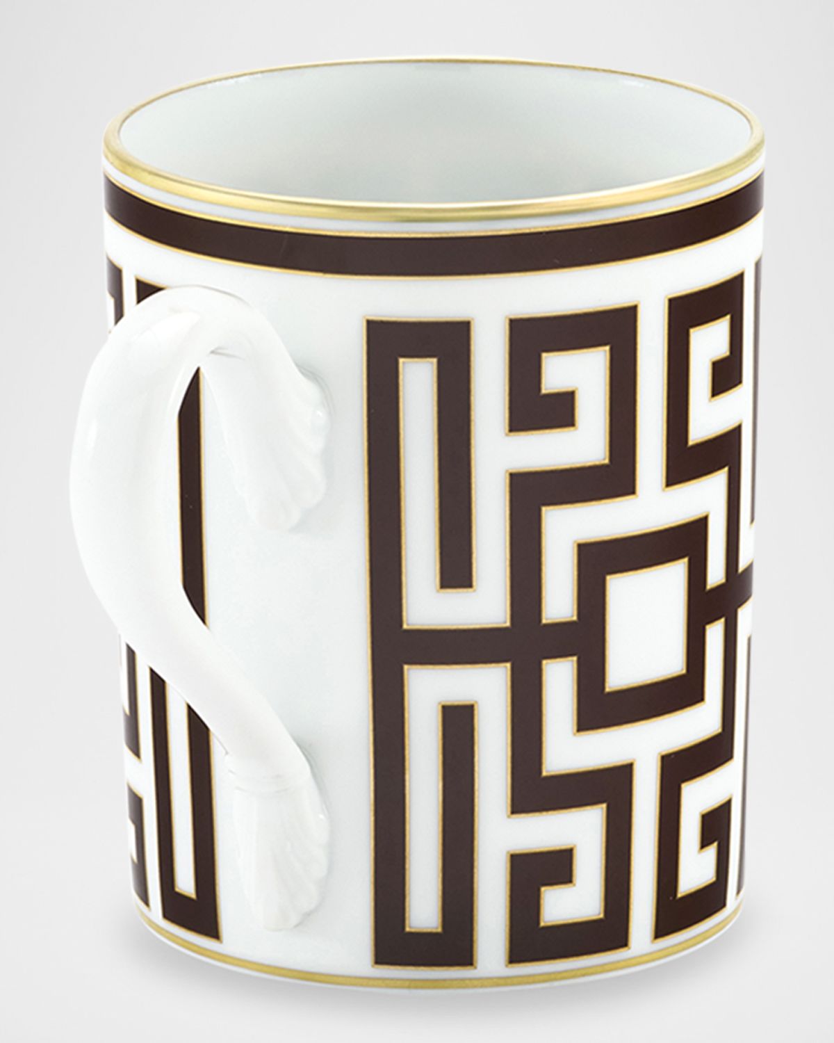 GINORI 1735 Labirinto Ebano Mug, 12.8 oz.