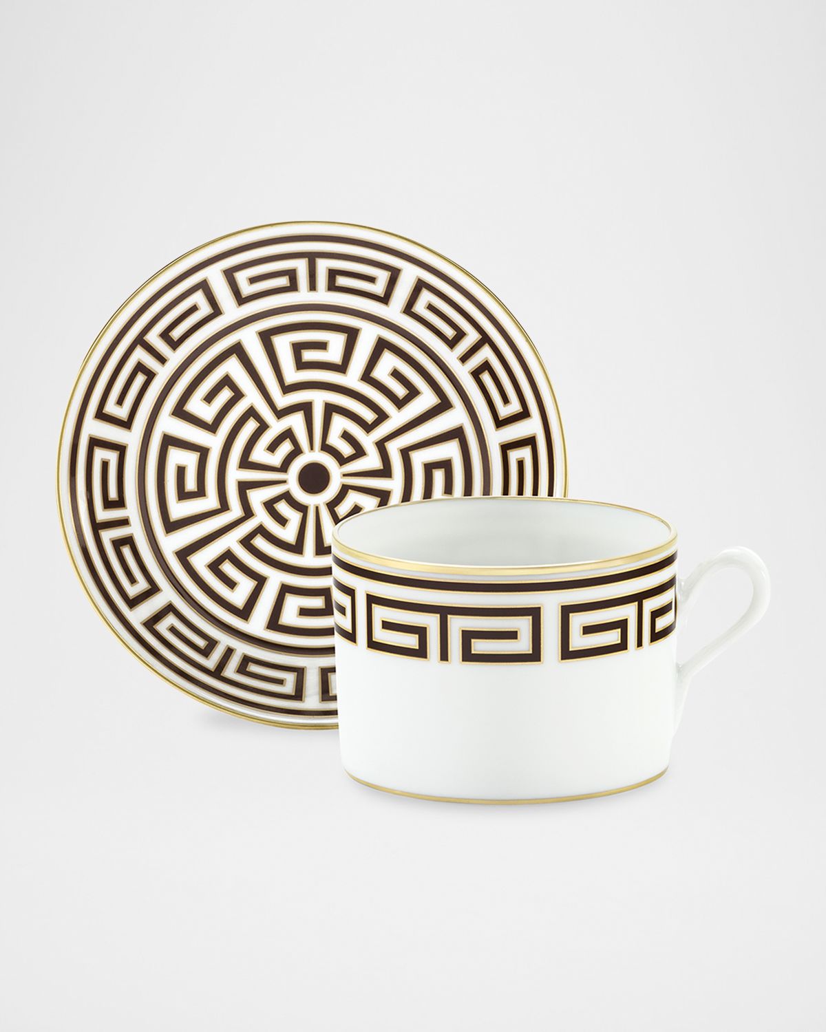 GINORI 1735 Labirinto Ebano Tea Cup, 7.75 oz.