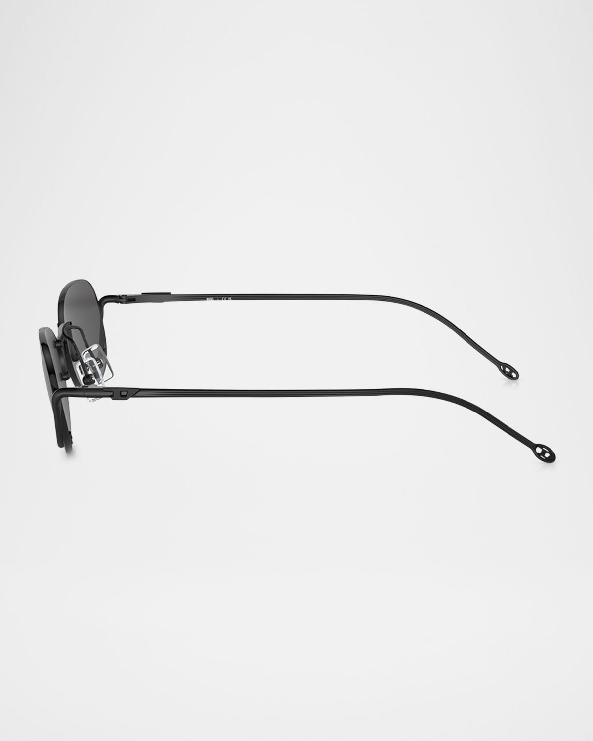 Diesel Men 's DL1004 Oval Sunglasses | Thumbnail 4