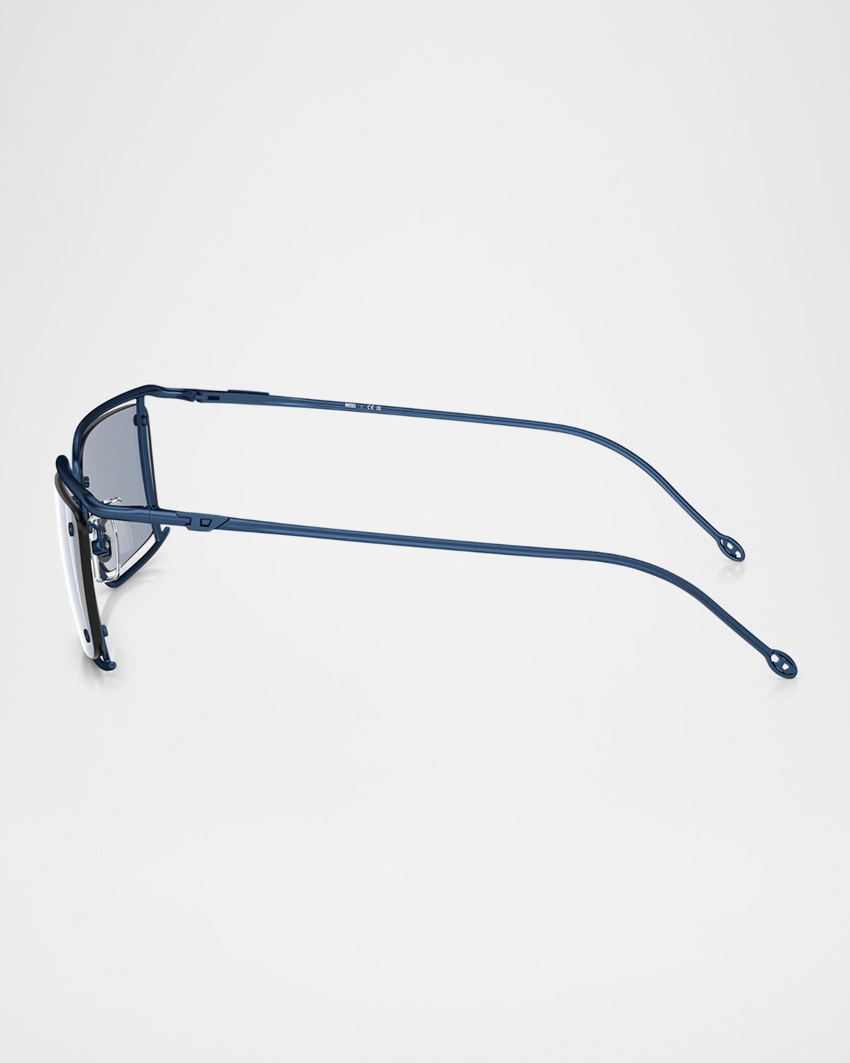 Diesel Men 's DL1002 Rectangular Sunglasses | Thumbnail 4