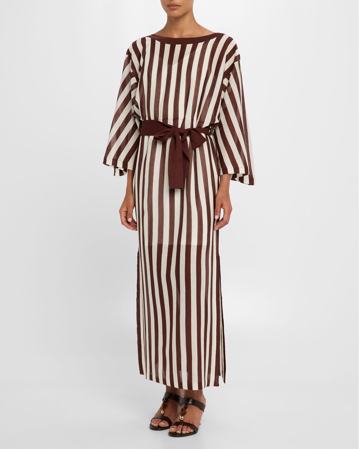 Zimmermann Lucky Contrast Stripe Dress
