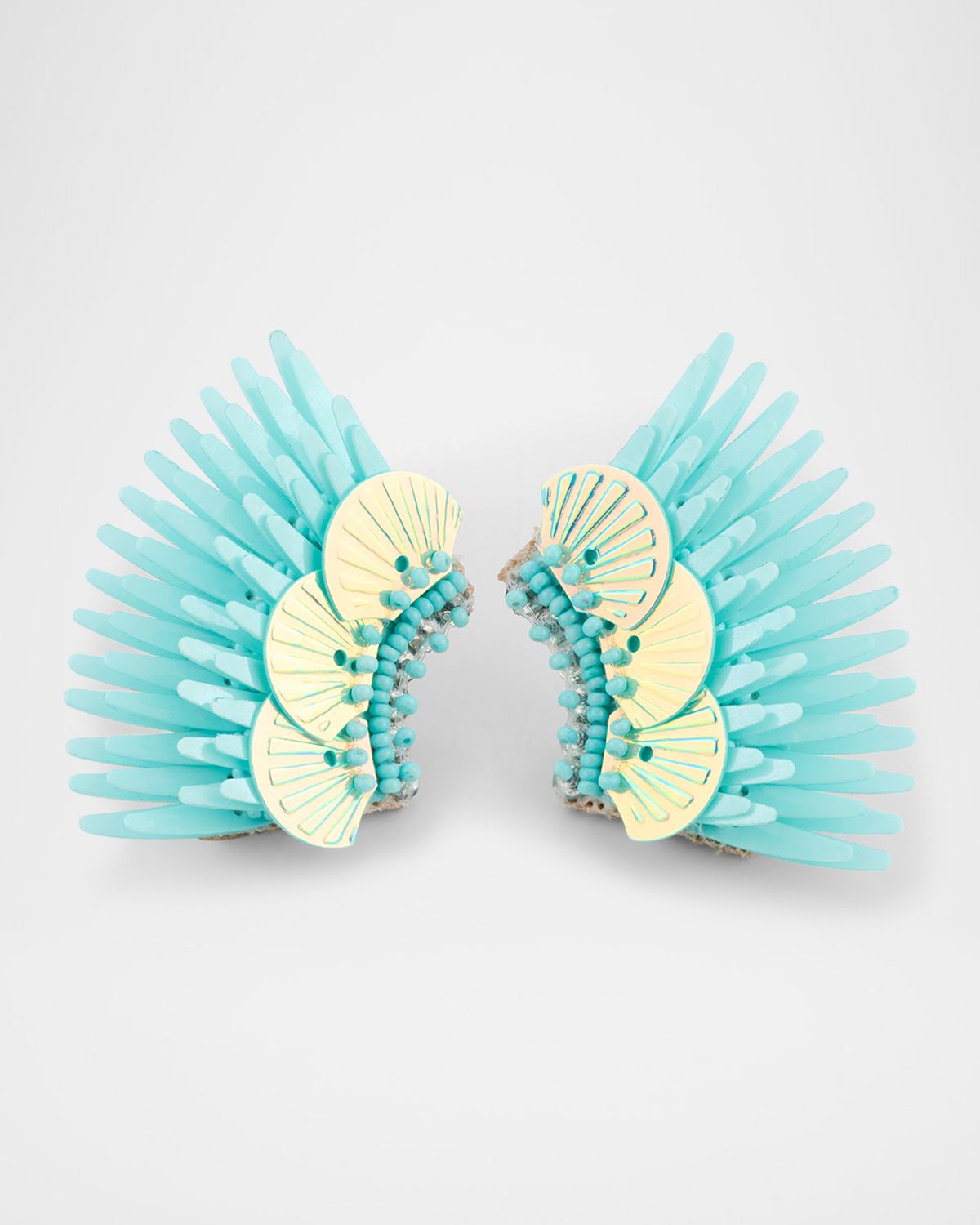 Mignonne Gavigan Shell Sequined Mini Madeline Earrings
