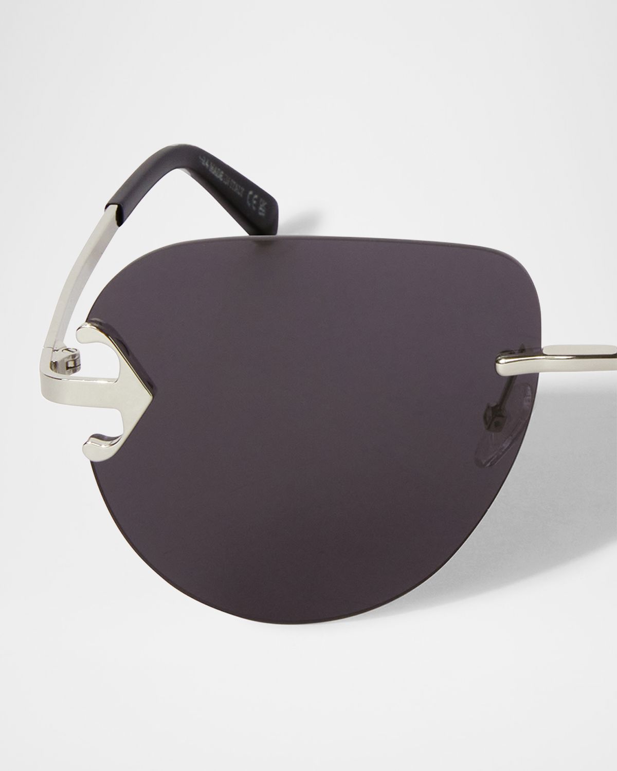 Off-White Men 's Alexandria Metal Round Sunglasses