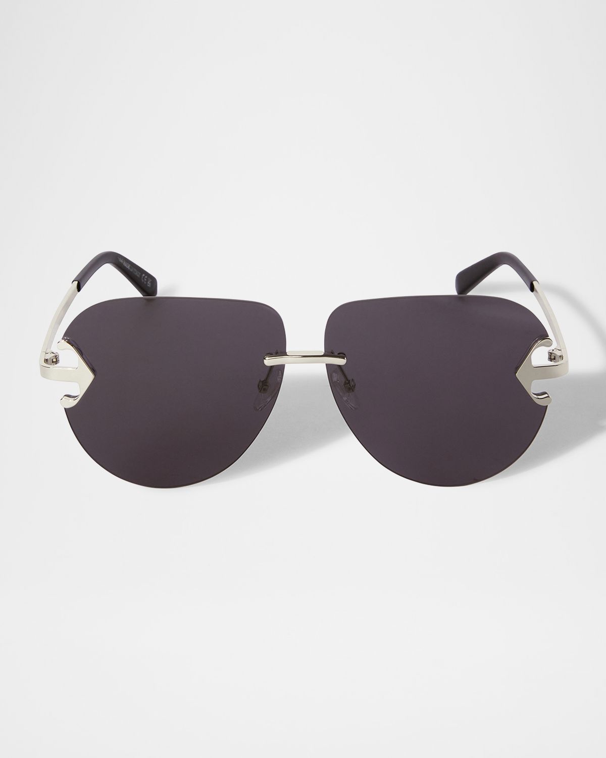 Off-White Men 's Alexandria Metal Round Sunglasses