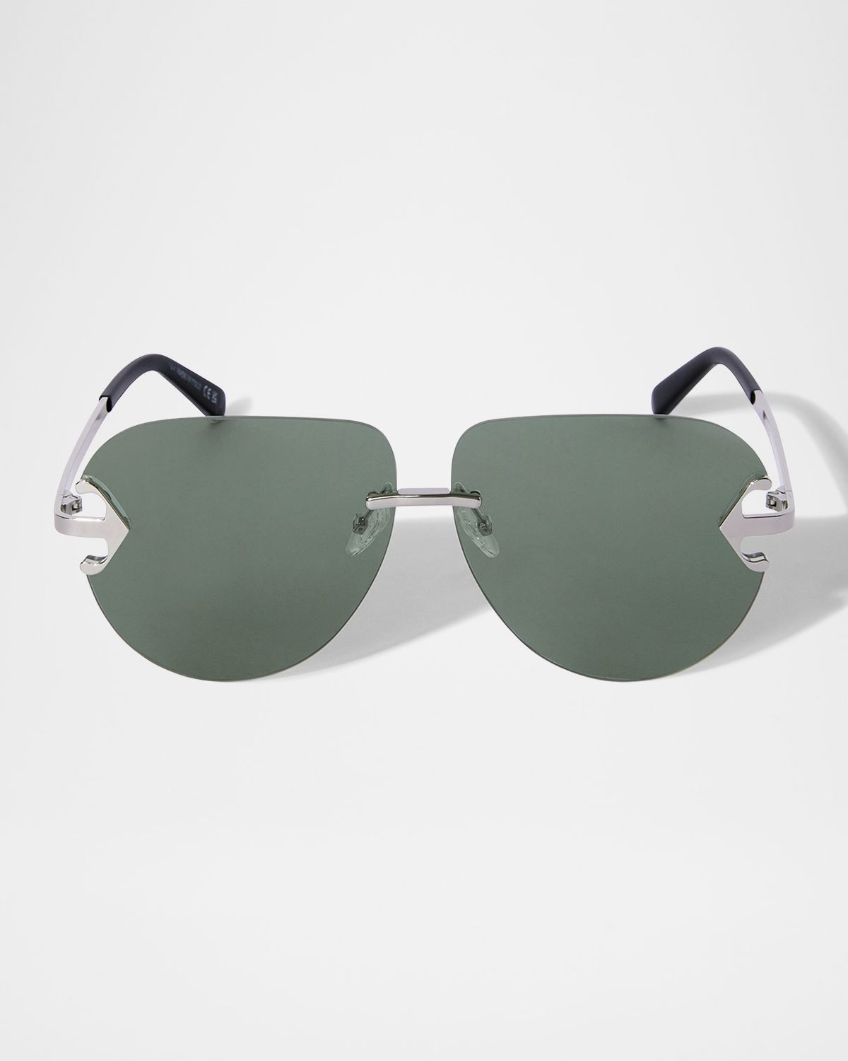 Off-White Men 's Alexandria Metal Round Sunglasses