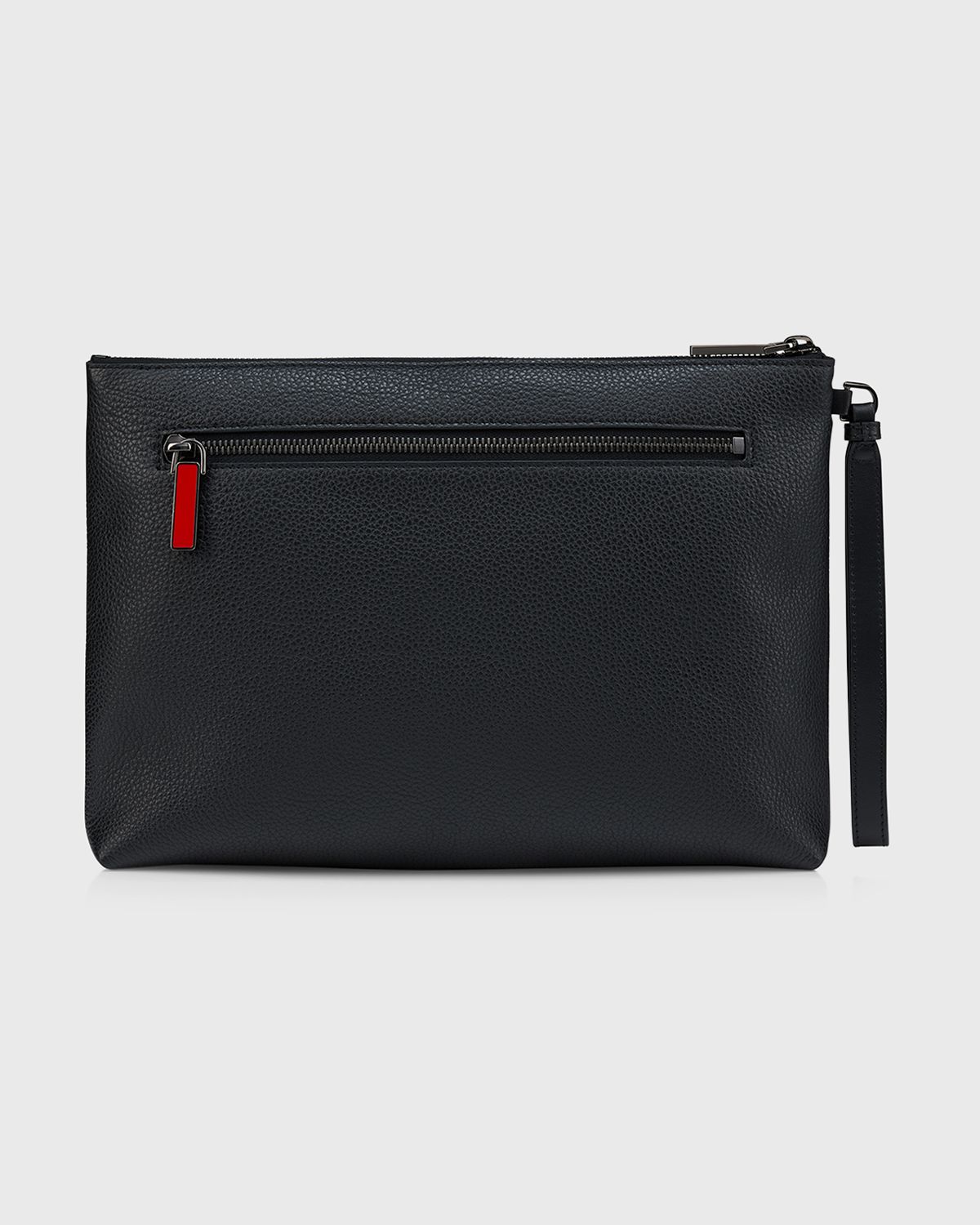 Christian Louboutin Men 's Funky Suede & Leather Spike Wrist Pouch