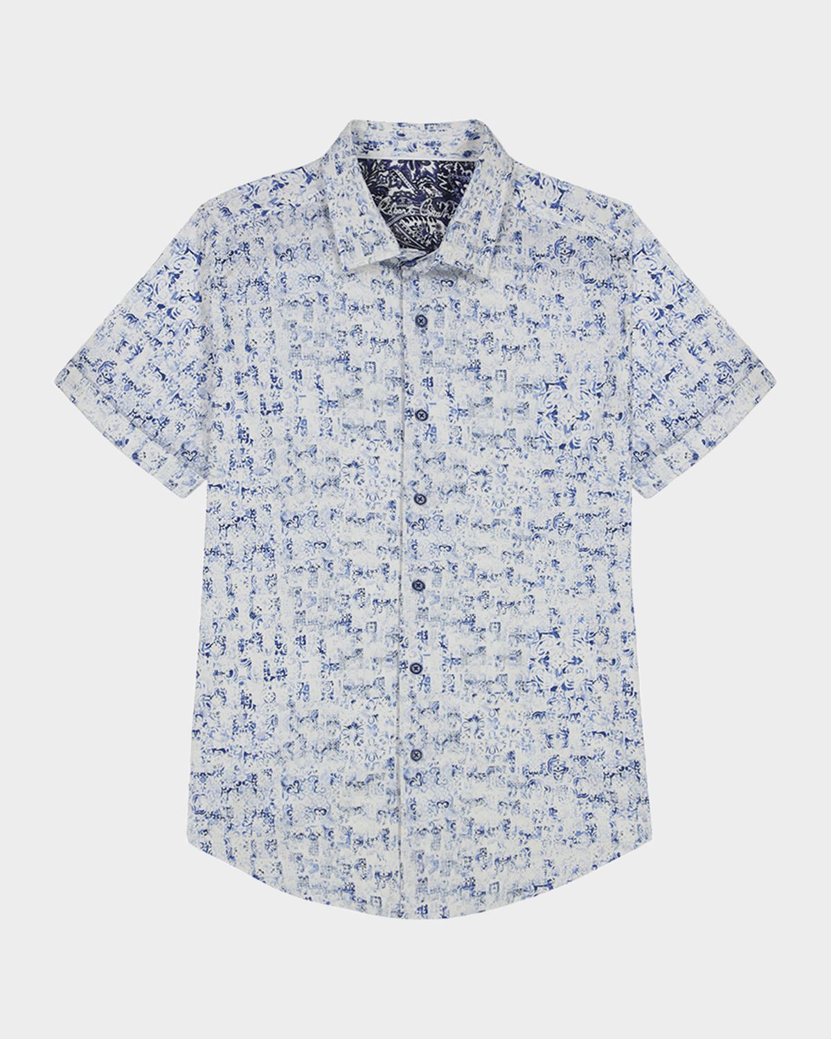 Robert Graham Men 's Makemo Short-Sleeve Shirt