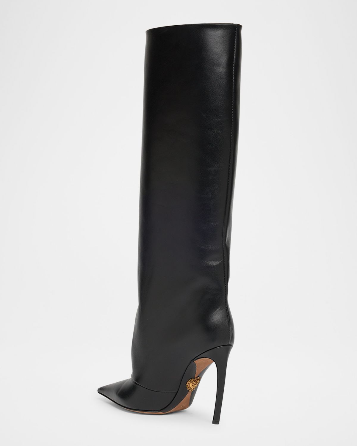 Dolce & Gabbana Devotion Leather Knee-High Boots