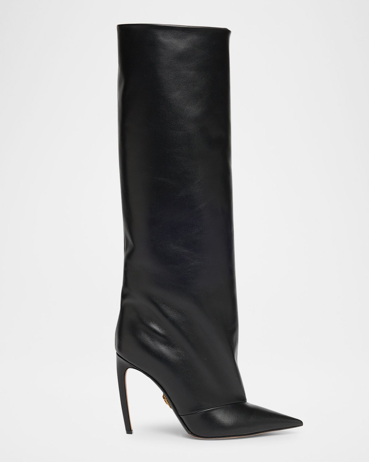 Dolce & Gabbana Devotion Leather Knee-High Boots