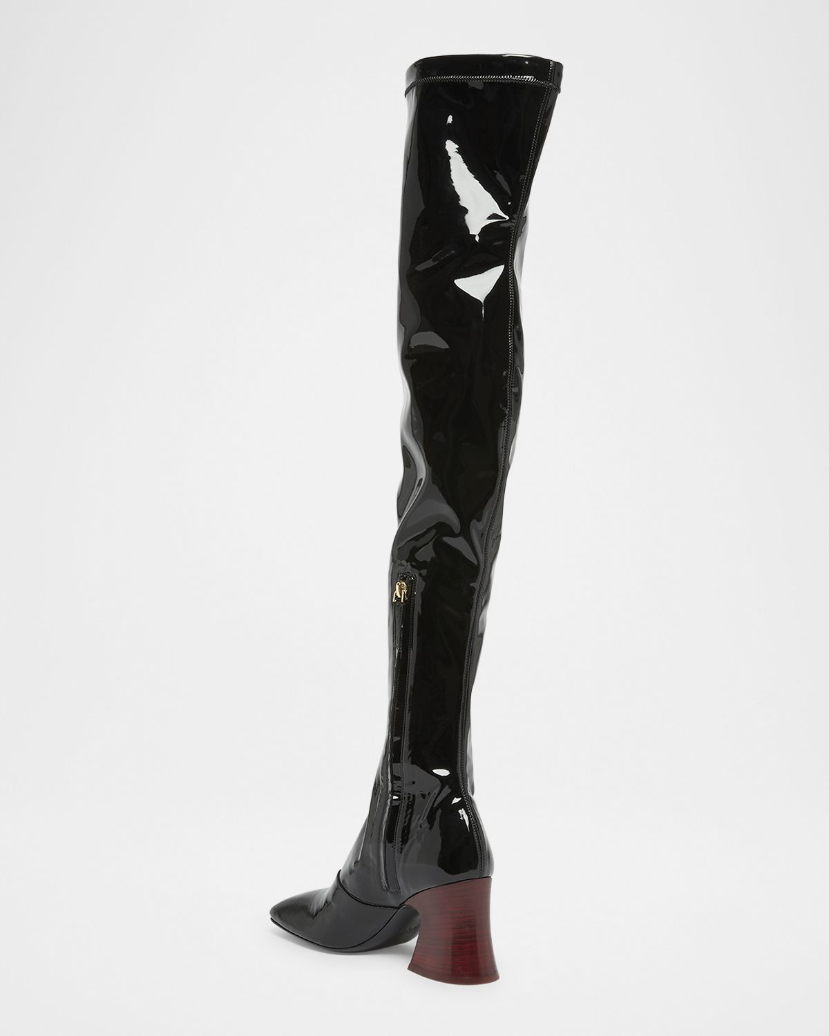 Chloe Janis Patent Leather Over-The-Knee Boots