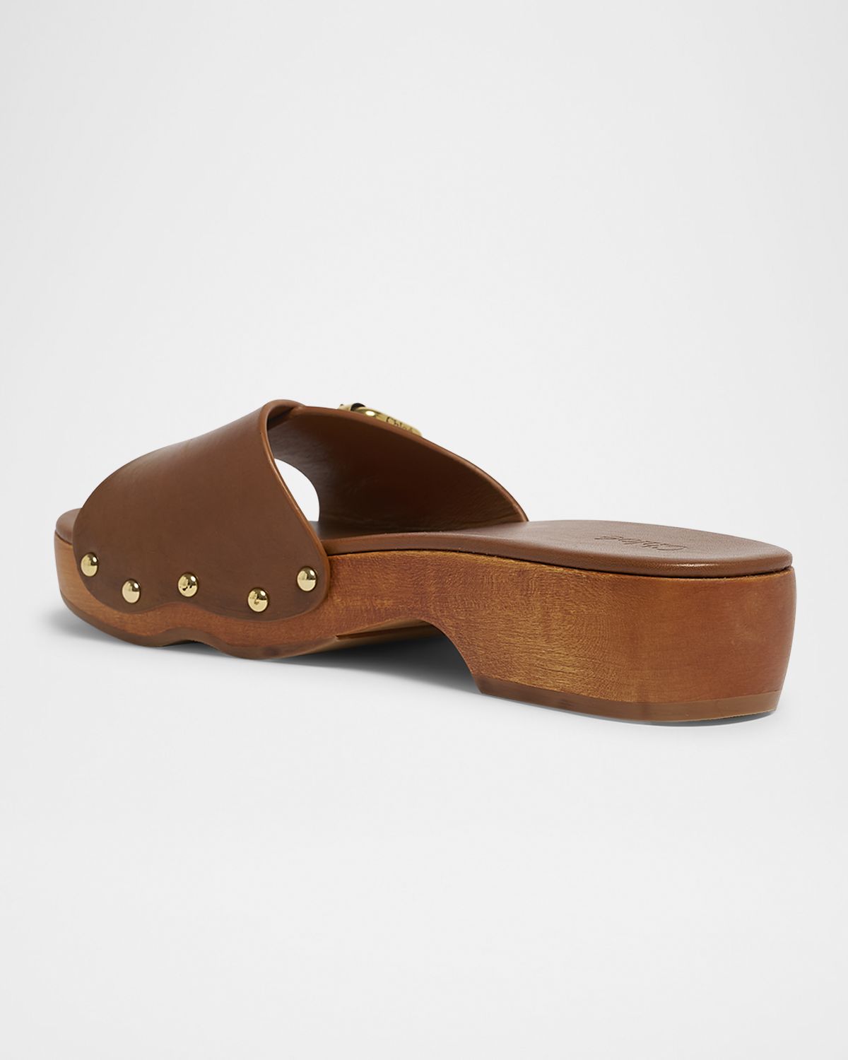 Chloe Jeannette Leather Buckle Clog Sandals | Thumbnail 5 Chloe Jeannette Leather Buckle Clog Sandals | Thumbnail 5