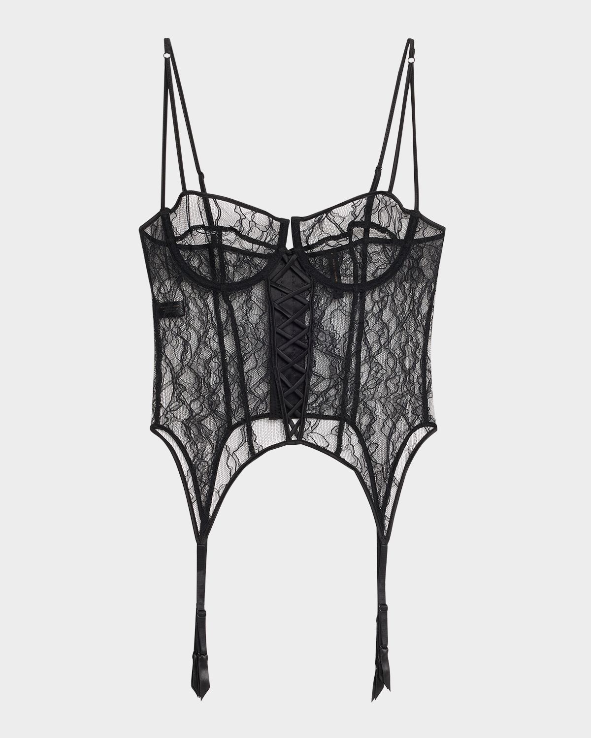 Kiki De Montparnasse Precieuse Lace Garter Bustier