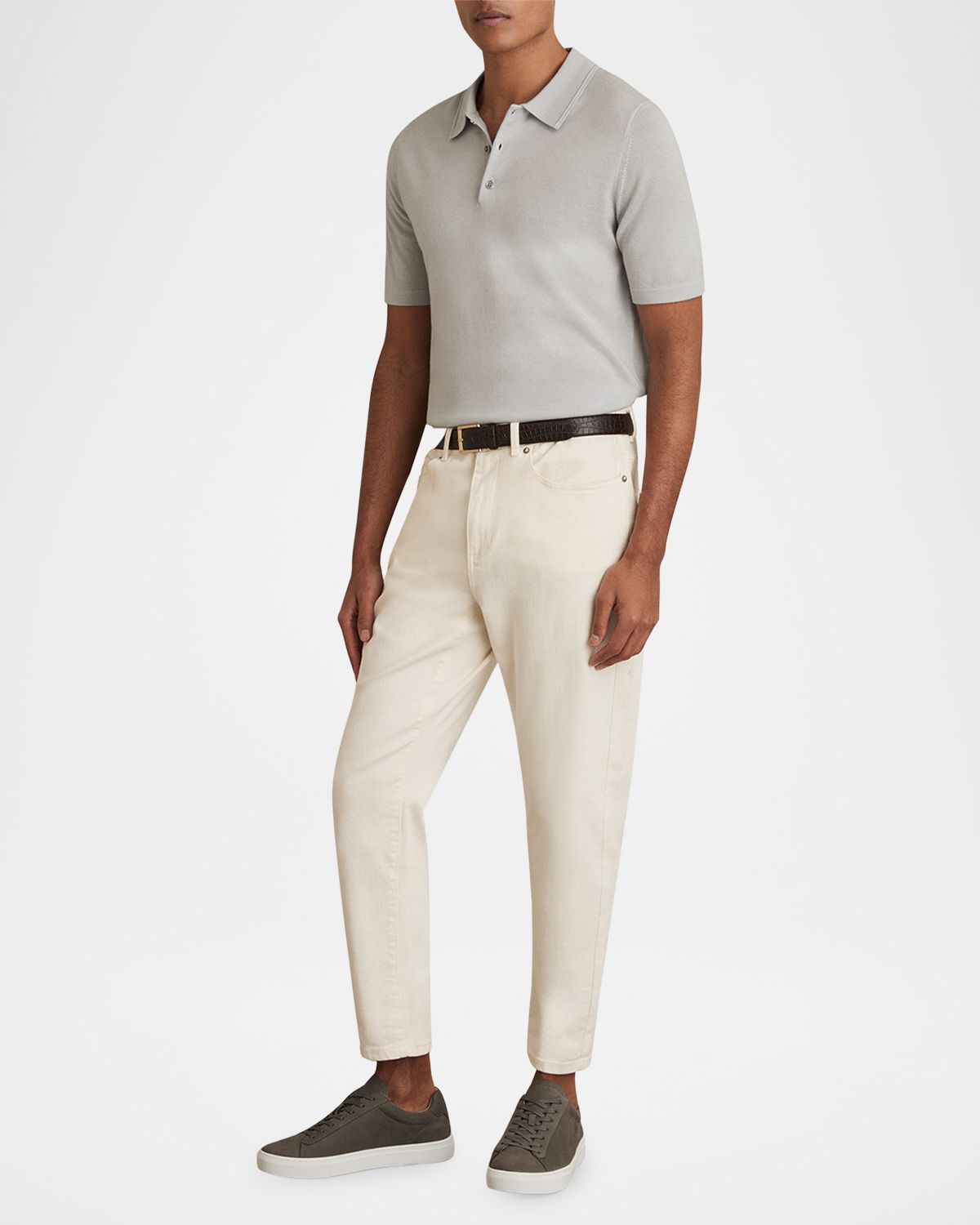 Reiss Men 's Manor Short-Sleeve Polo Shirt