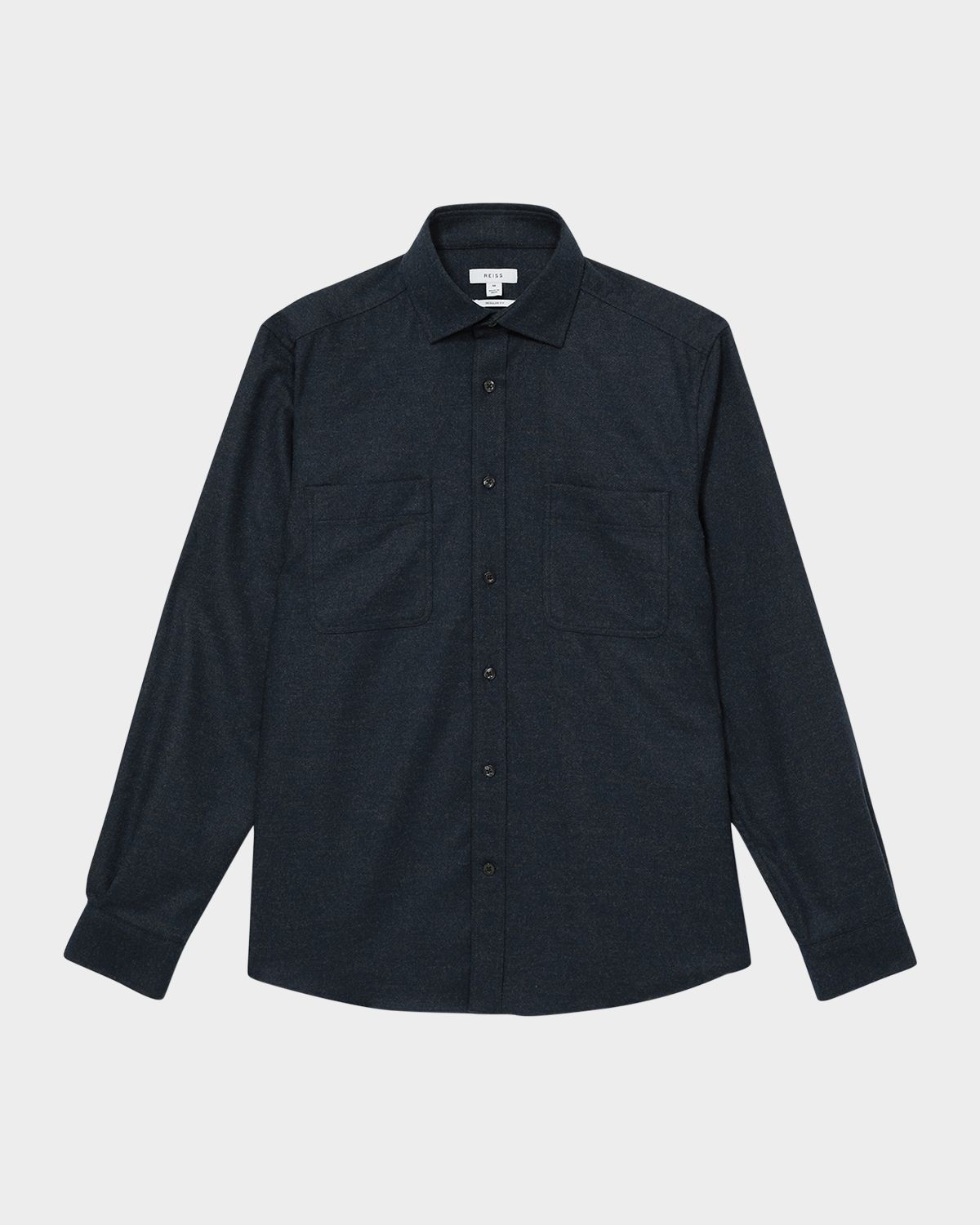 Reiss Men 's Crawford Twin-Pocket Overshirt