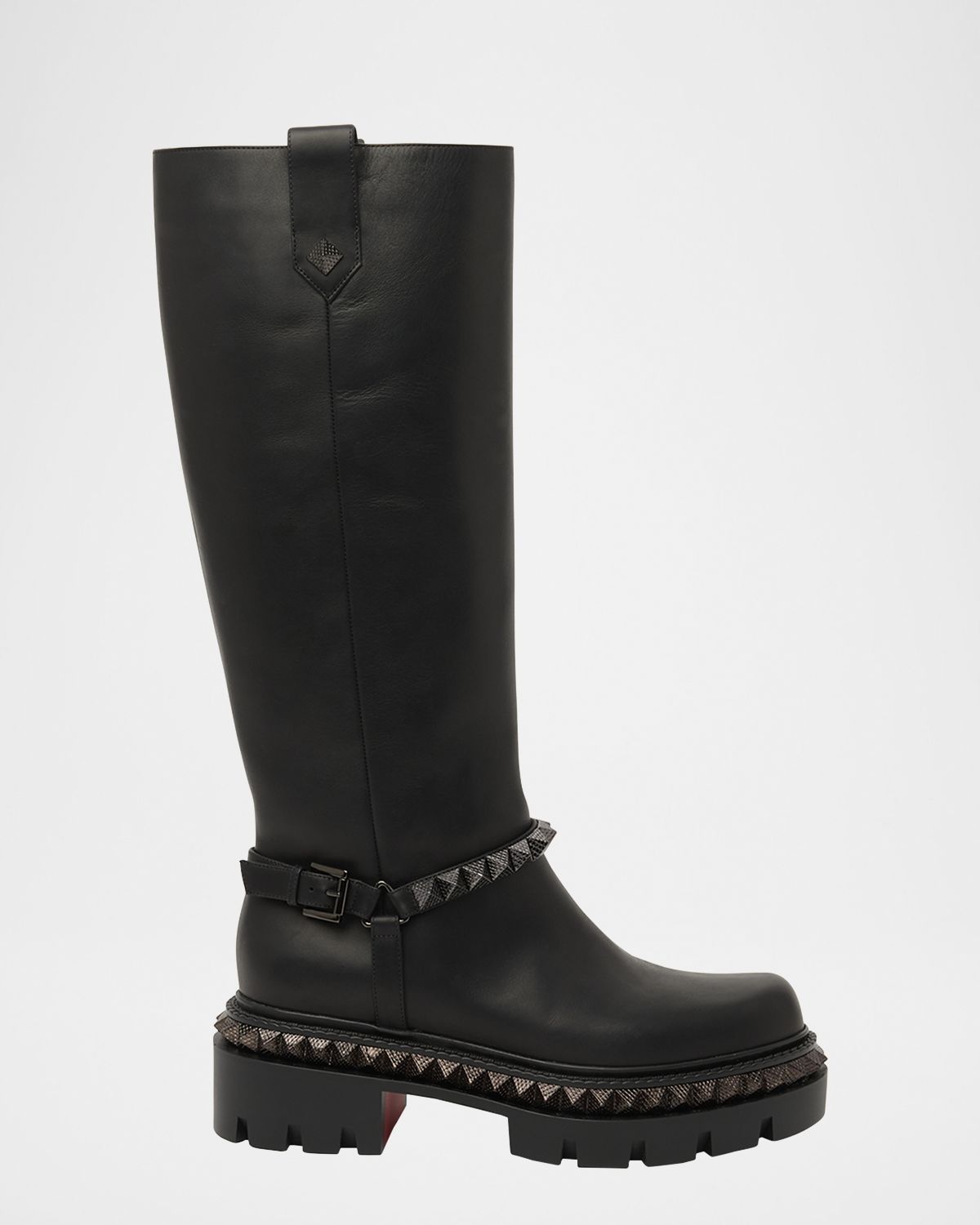 Christian Louboutin Marinetta Pyraclou Leather Knee-High Boots | Thumbnail 7 Christian Louboutin Marinetta Pyraclou Leather Knee-High Boots | Thumbnail 7