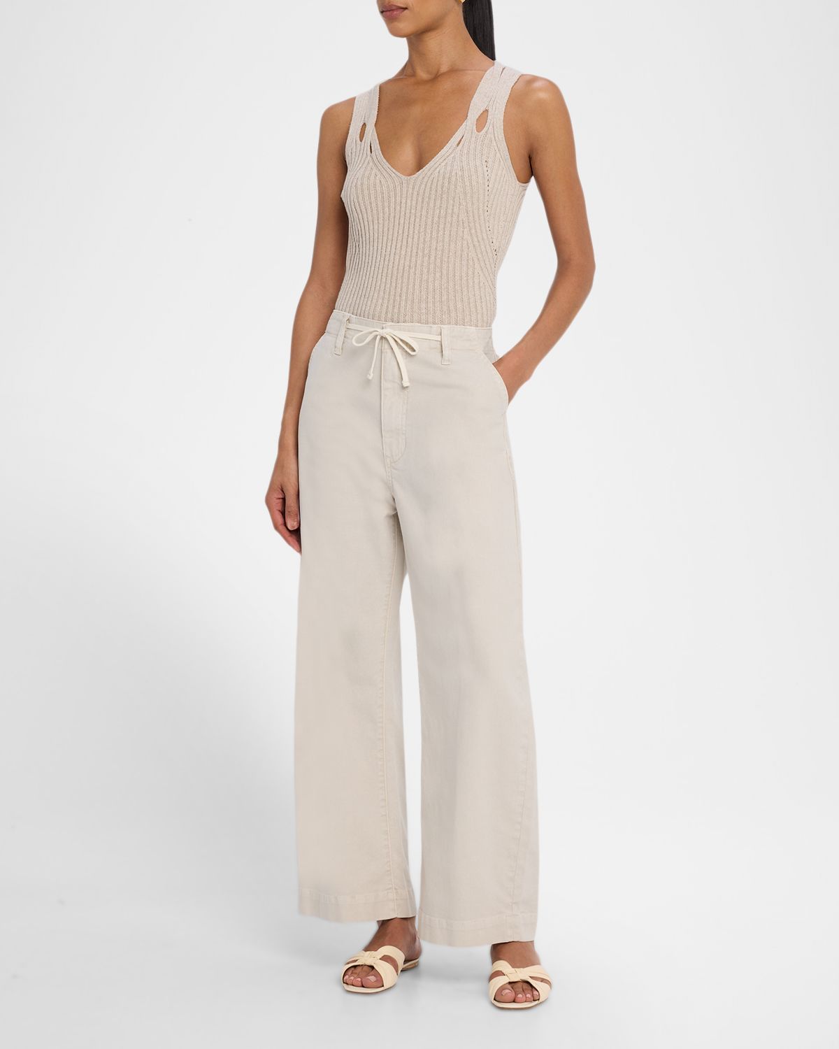 PAIGE Arellia Ankle Jeans with Tie