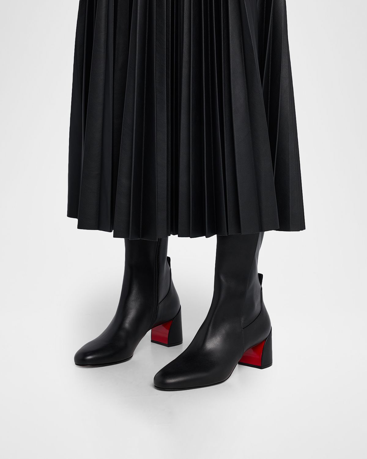 Christian Louboutin 55mm Jane Botta Leather Knee-High Boots