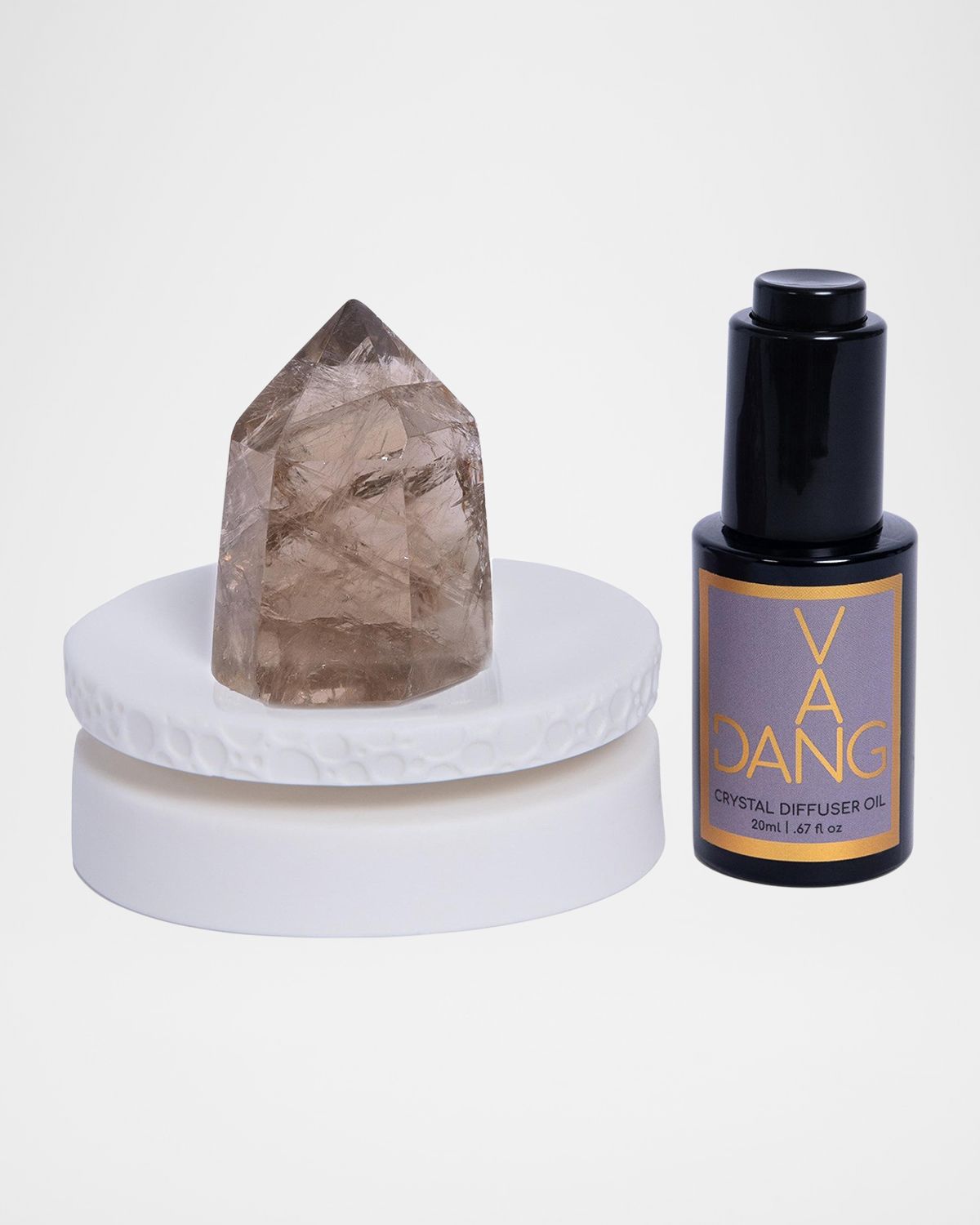 Van Dang Fragrances Acid Washed Dream Diffuser Oil with Smoky Quartz, 0.67 oz.