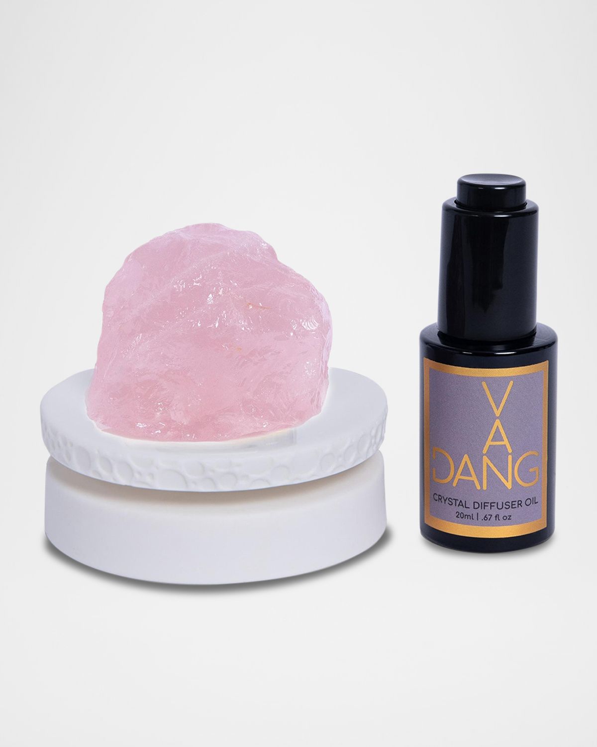 Van Dang Fragrances Rosa Luna Diffuser Oil with Rose Quartz, 0.67 oz.