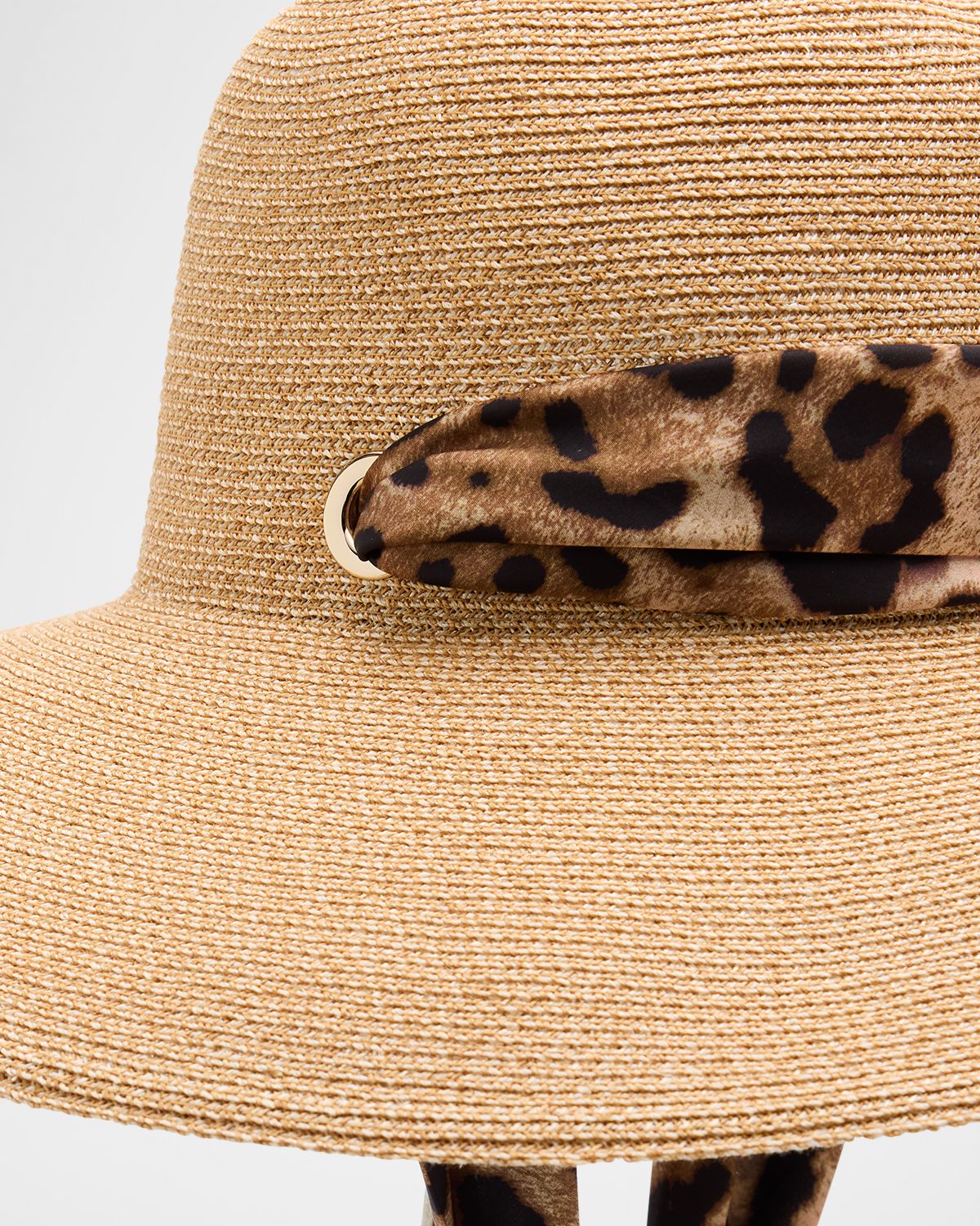 Eugenia Kim Cassidy Paper Hat W/ Scarf