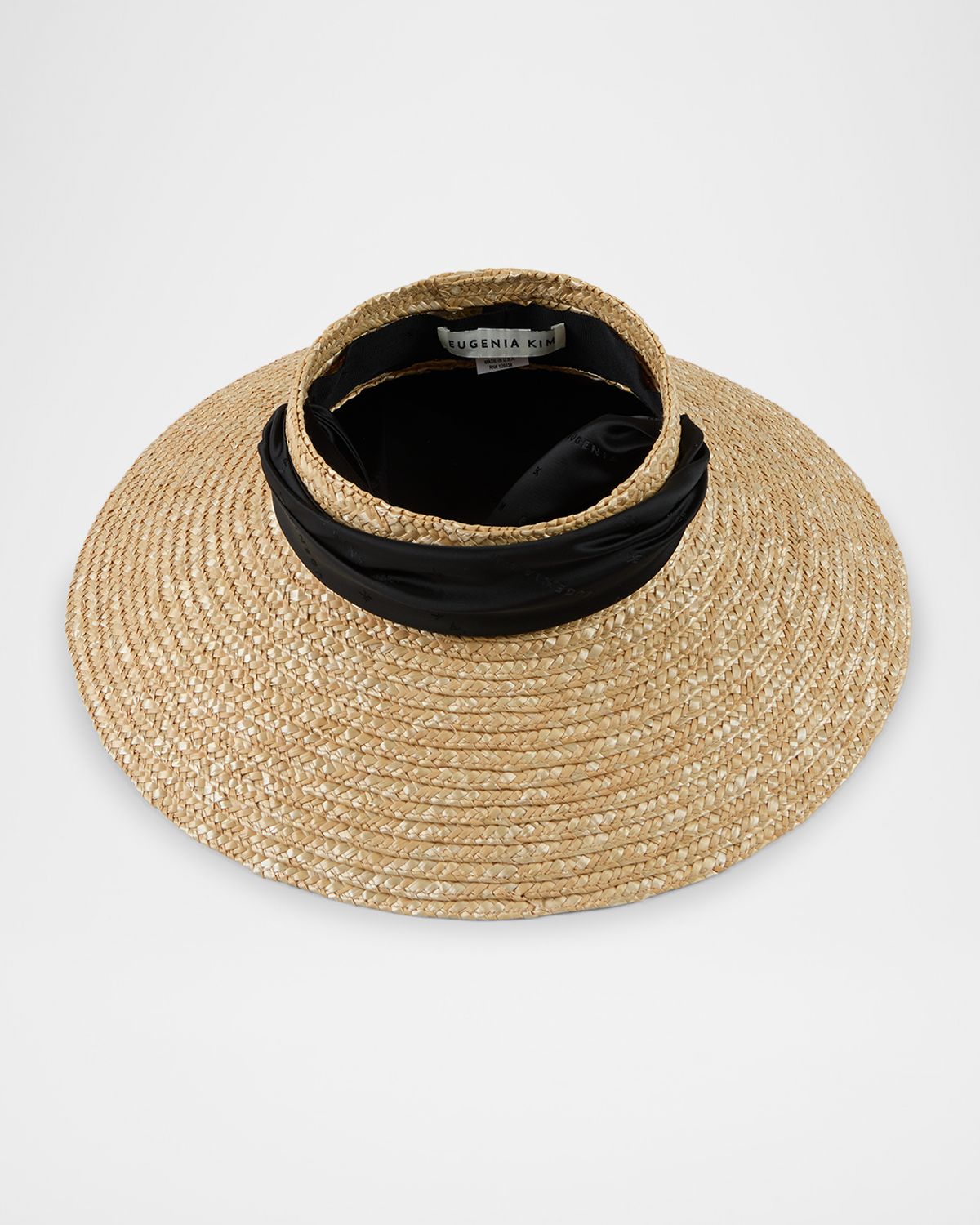 Eugenia Kim Arabella Open-Crown Straw Beach Hat
