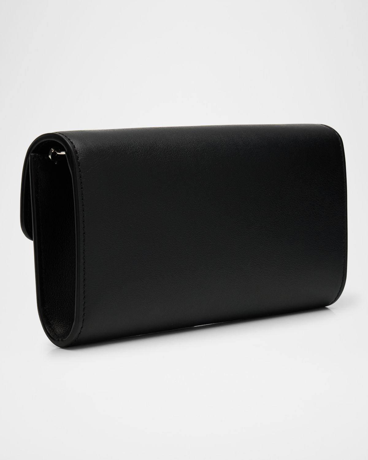 Jimmy Choo Bing Crystal Smooth Leather Wallet