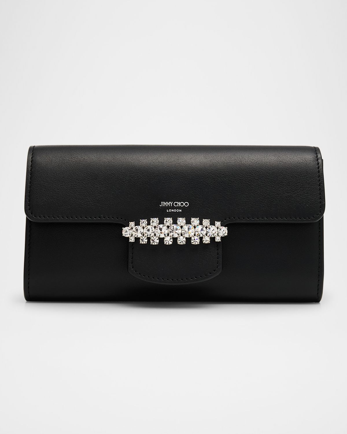 Jimmy Choo Bing Crystal Smooth Leather Wallet | Thumbnail 5 Jimmy Choo Bing Crystal Smooth Leather Wallet | Thumbnail 5