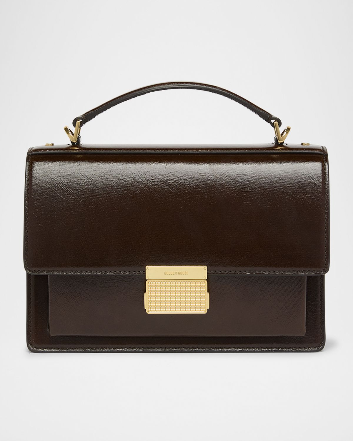 Golden Goose Venezia Flap Leather Crossbody Bag