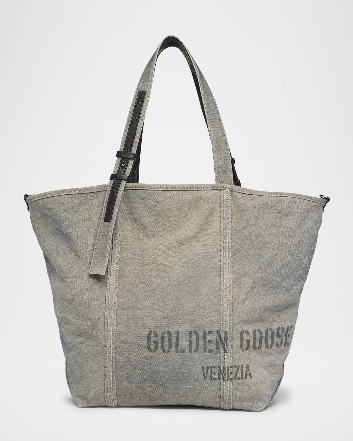 Golden Goose 24/7 Faded Canvas Tote Bag
