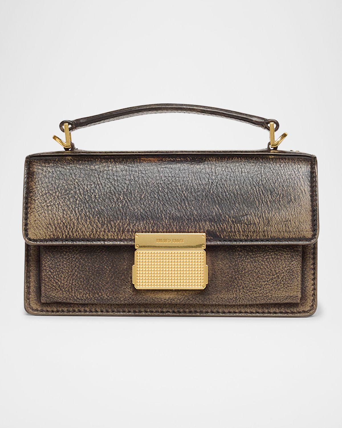 Golden Goose Venezia Small Treated Leather Crossbody Bag