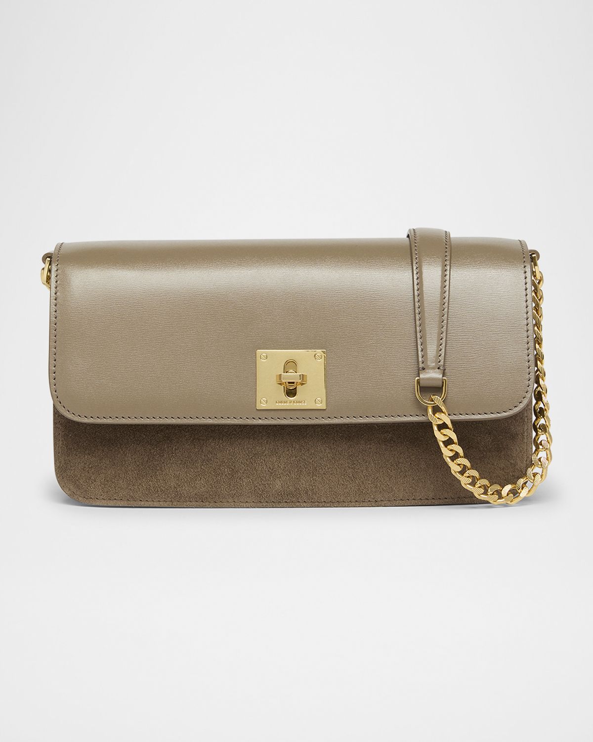 Golden Goose Gioia Flap Leather Shoulder Bag