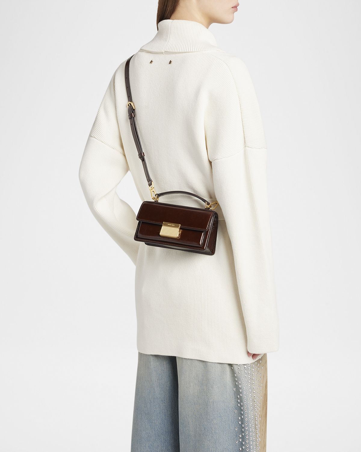 Golden Goose Venezia Small Leather Crossbody Bag