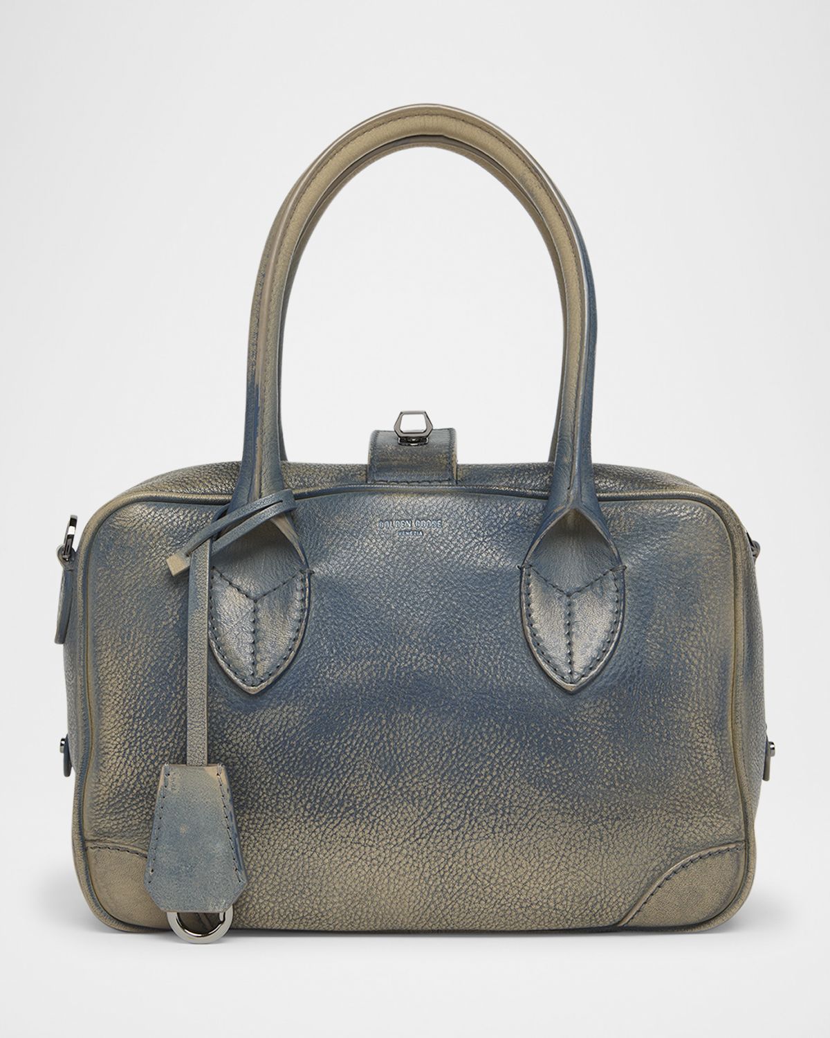 Golden Goose Vita Faded Leather Shoulder Bag