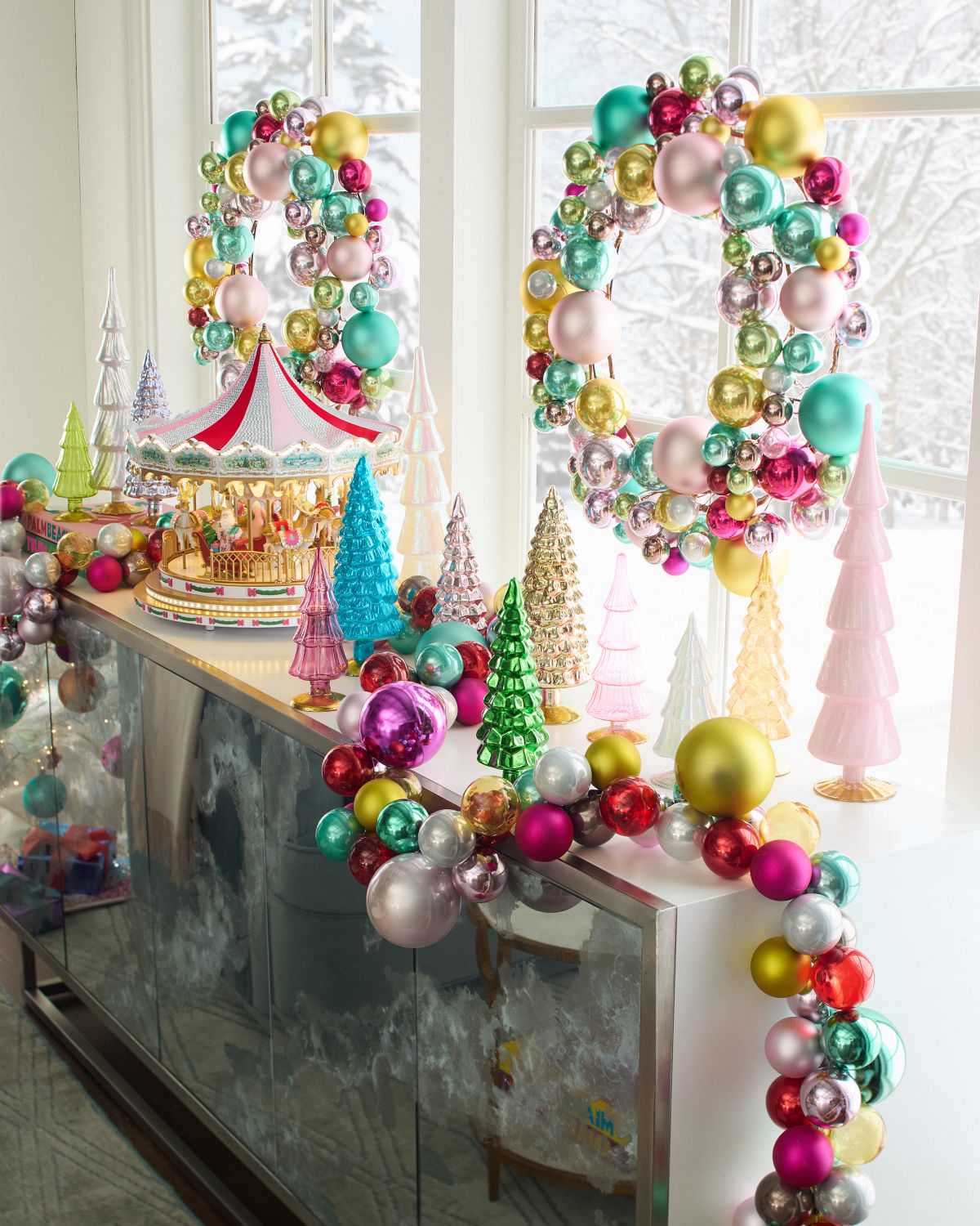 Mr Christmas 2025 Sugarplum Swarovski Carousel Christmas Decoration