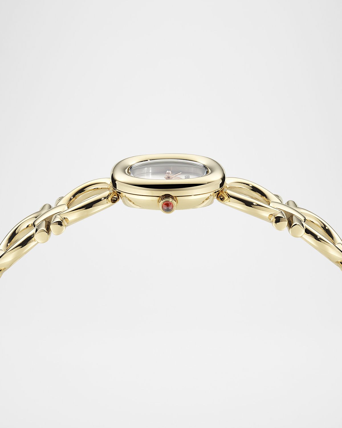 Ferragamo 25mm Double Gancini BraceleDouble Gancini 25MM IP Yellow Gold Diamond Watch | Thumbnail 4 Ferragamo 25mm Double Gancini BraceleDouble Gancini 25MM IP Yellow Gold Diamond Watch | Thumbnail 4