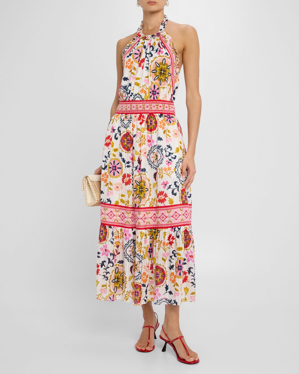 Ramy Brook Delia Halter Midi Dress