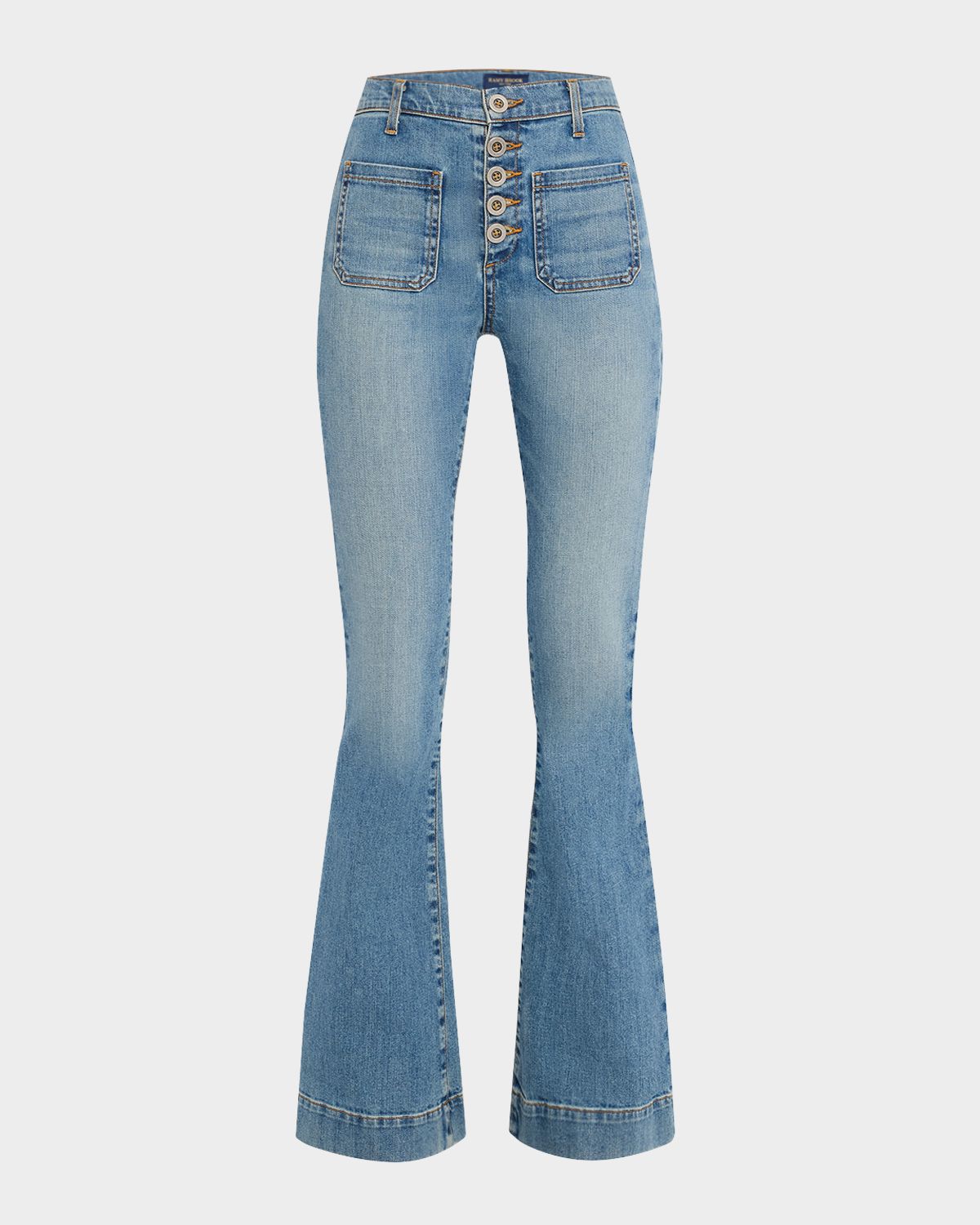 Ramy Brook Cindy High-Rise Flare Jeans