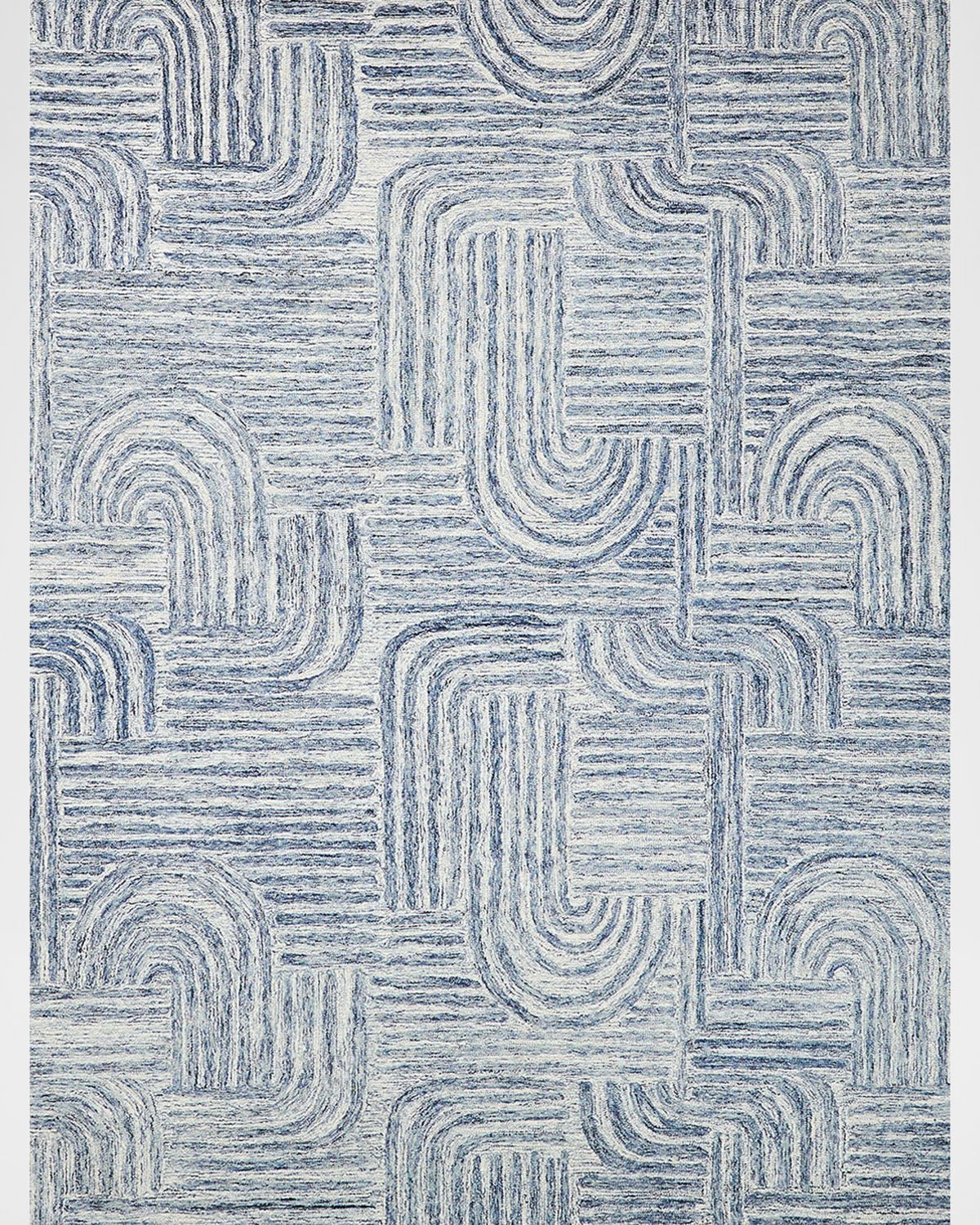 Exquisite Rugs Juno Hand-Tufted Blue/ Rug, 10 ' x 14 ' | Thumbnail 8