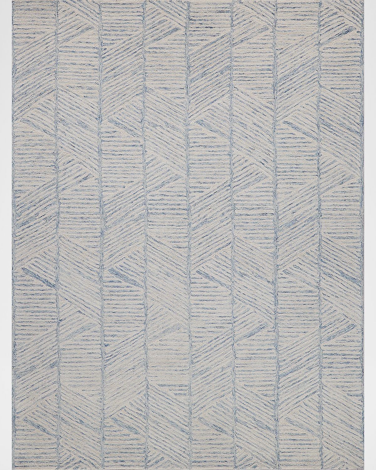 Exquisite Rugs Kascata Hand-Tufted Blue/ Rug | Thumbnail 8