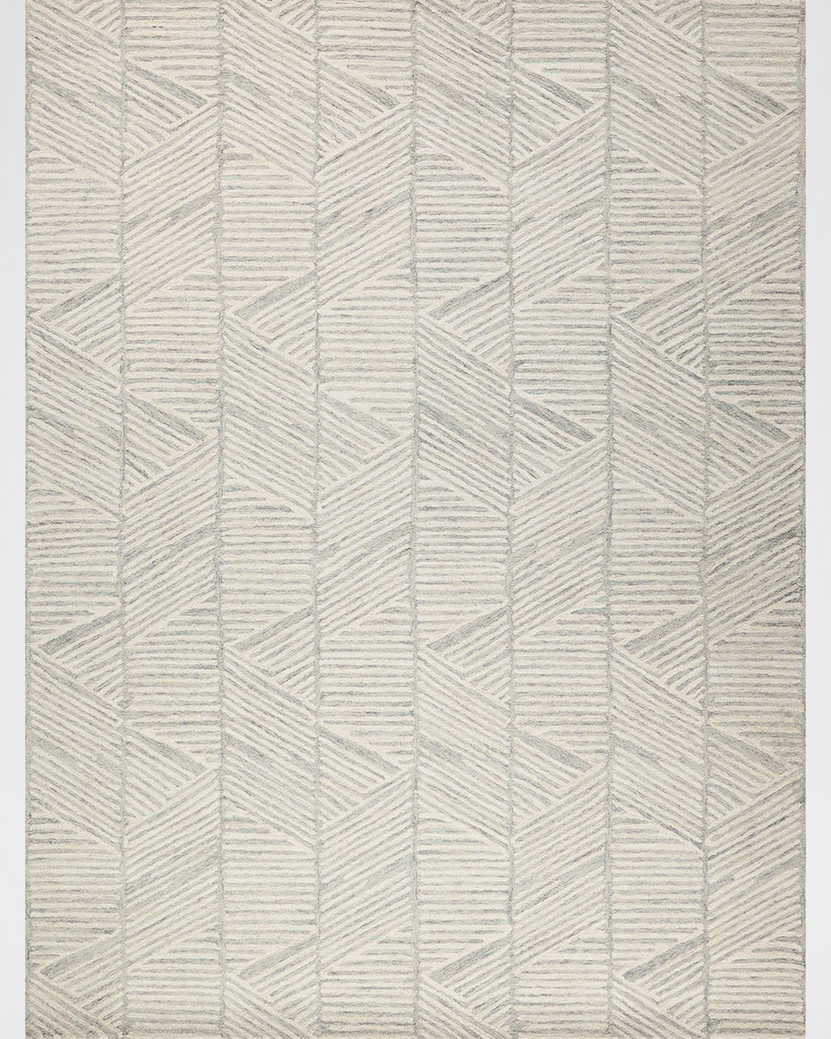Exquisite Rugs Kascata Hand-Tufted Silver/ Rug | Thumbnail 9