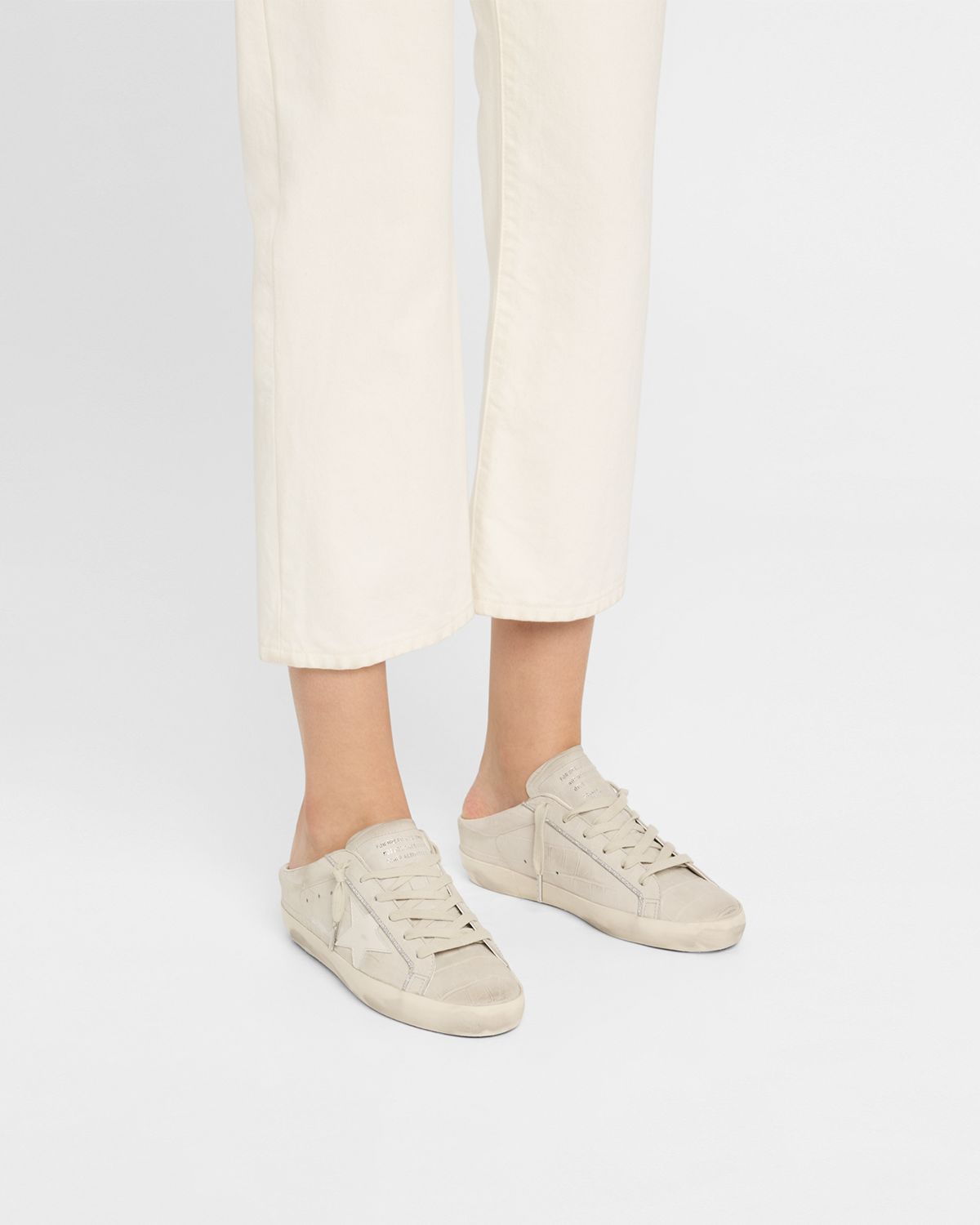 Golden Goose Super-Star Croc-Effect Slip-On Sneakers