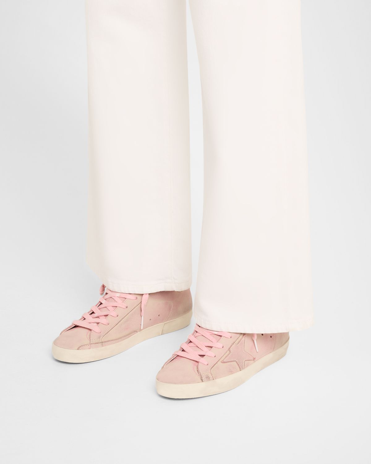 Golden Goose Super-Star Leather Low-Top Sneakers