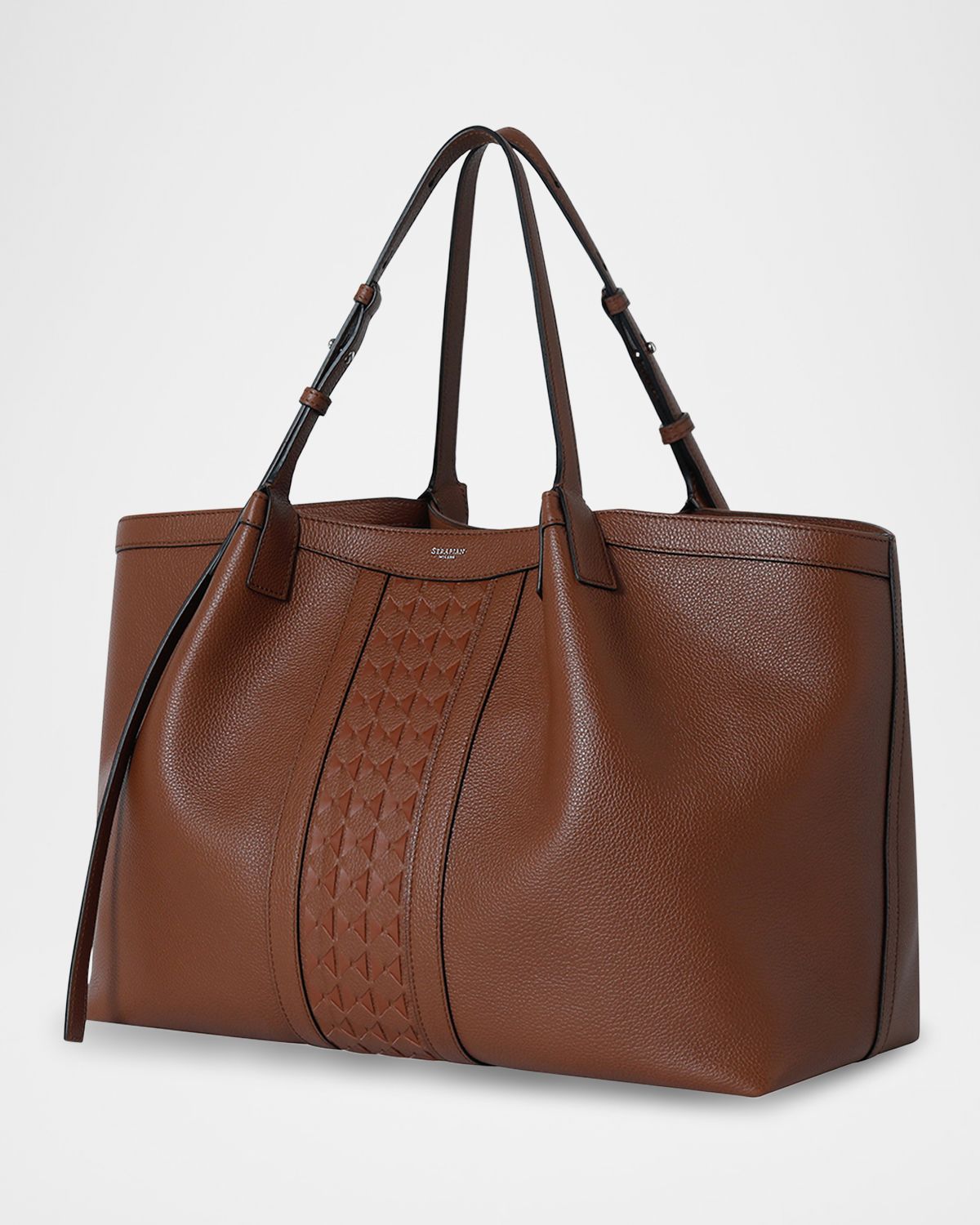 Serapian Secret Mosaic Leather Tote Bag