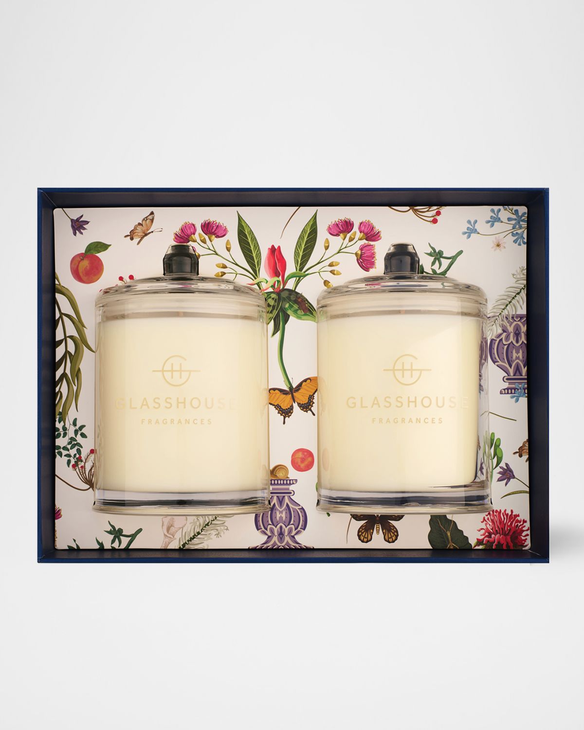 GLASSHOUSE FRAGRANCES Soy Candle Duo, 2 x 6.8 oz.