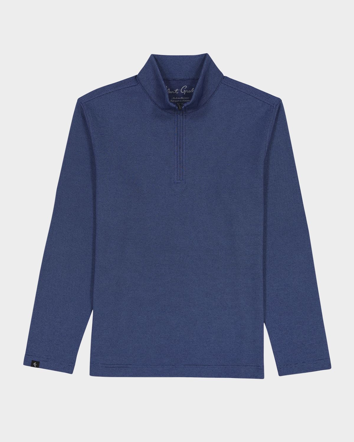 Robert Graham Men 's Troland Stripe Quarter-Zip Sweater