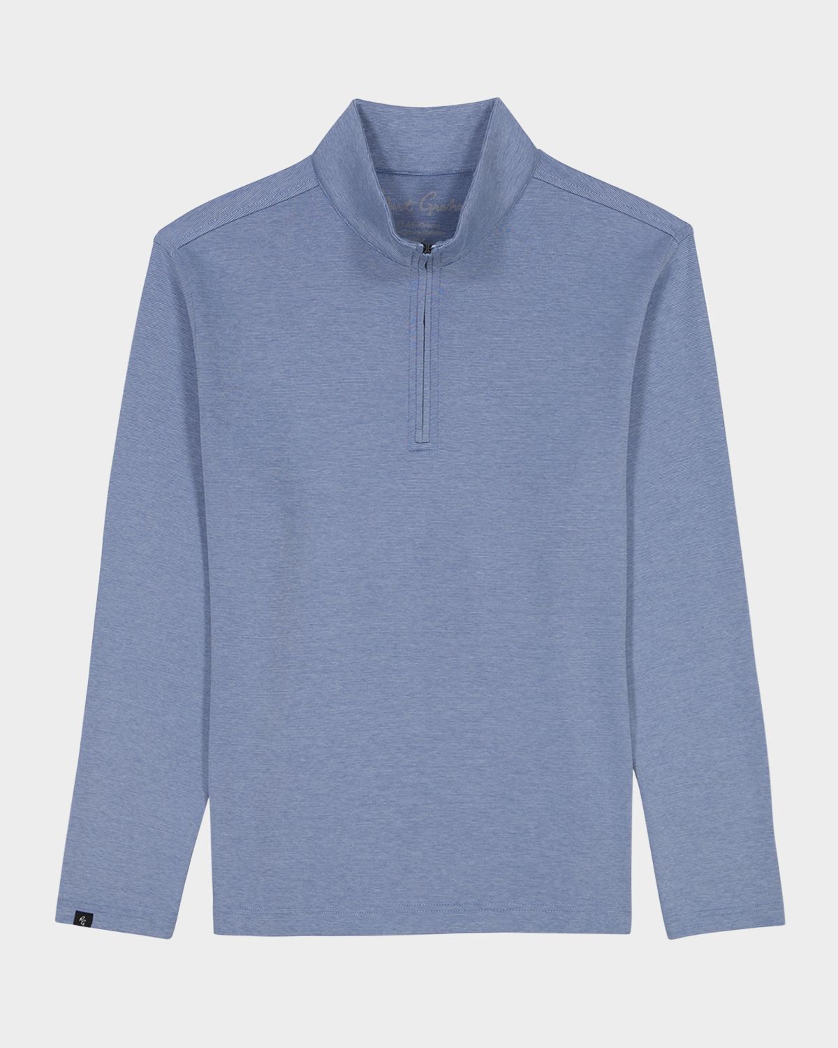 Robert Graham Men 's Troland Stripe Quarter-Zip Sweater