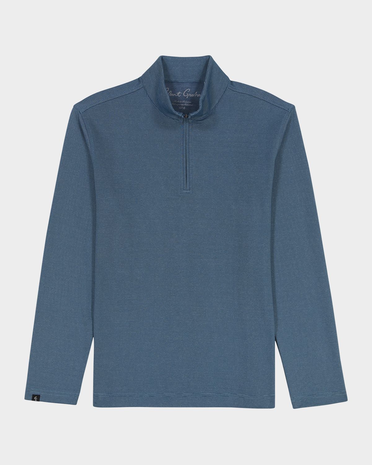 Robert Graham Men 's Troland Stripe Quarter-Zip Sweater