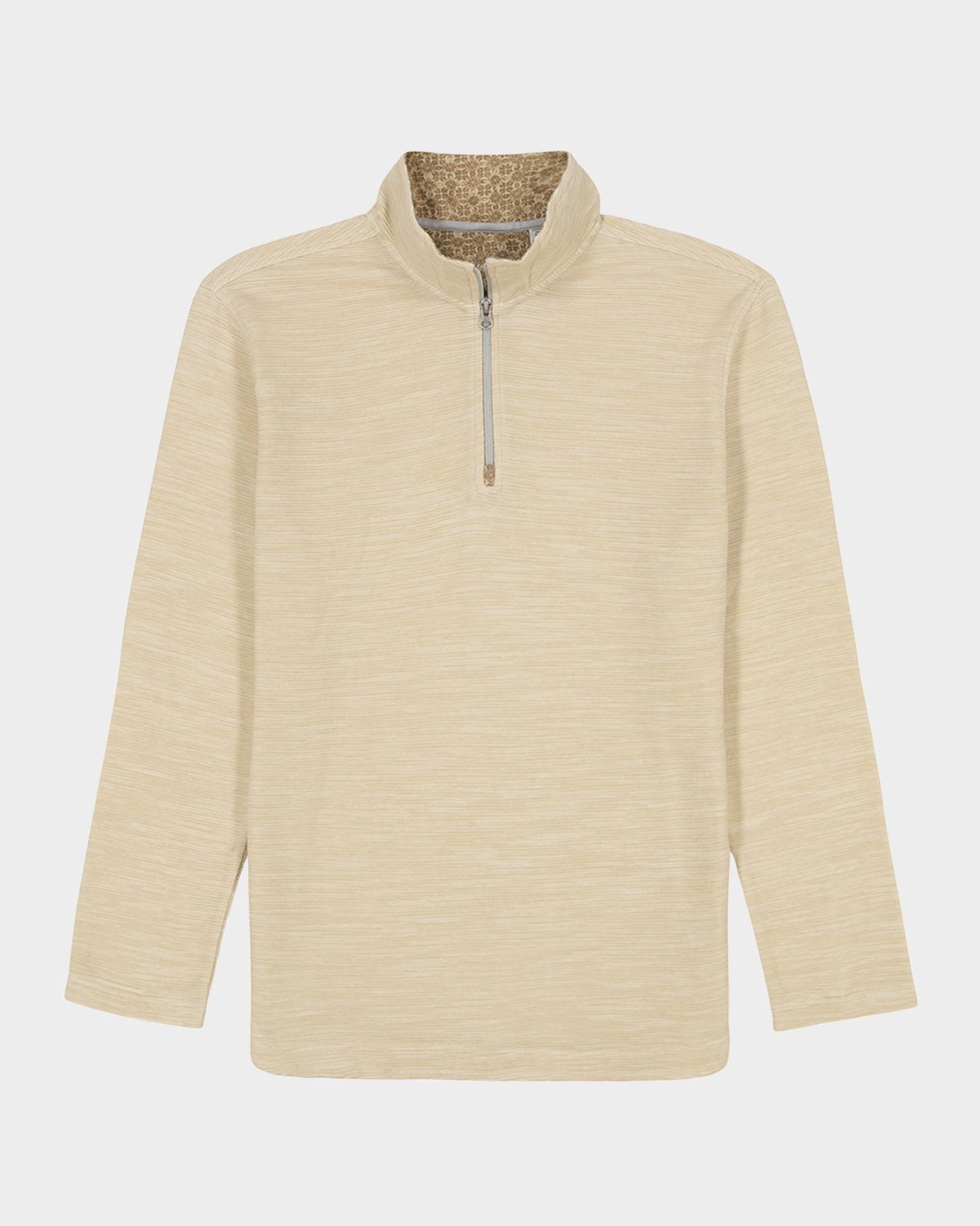Robert Graham Men 's Heathered Knit Quarter-Zip Sweater